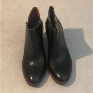 Lucky Brand Leather Ankle Booties